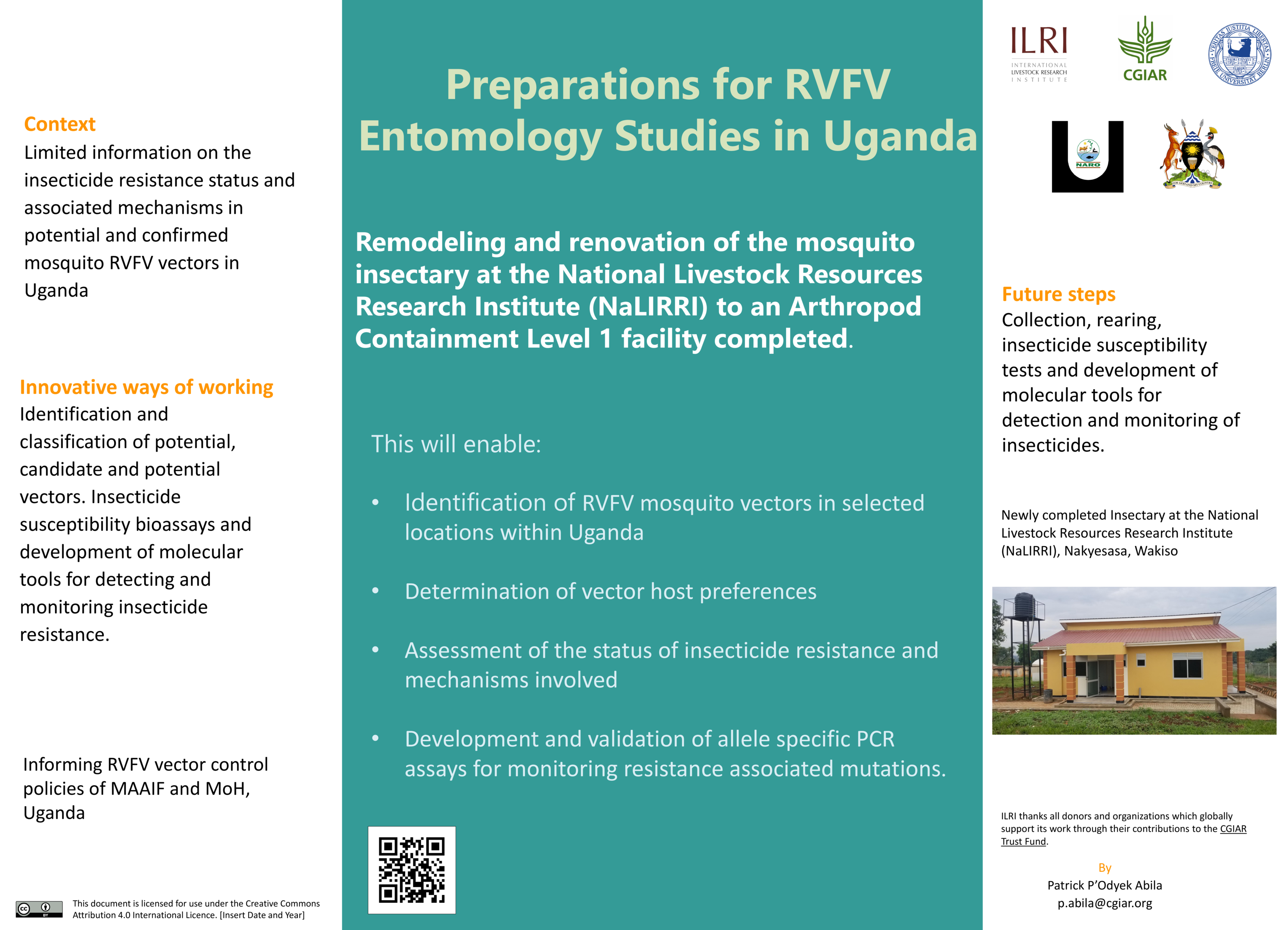 Preparations for RVFV  Entomology Studies in Uganda