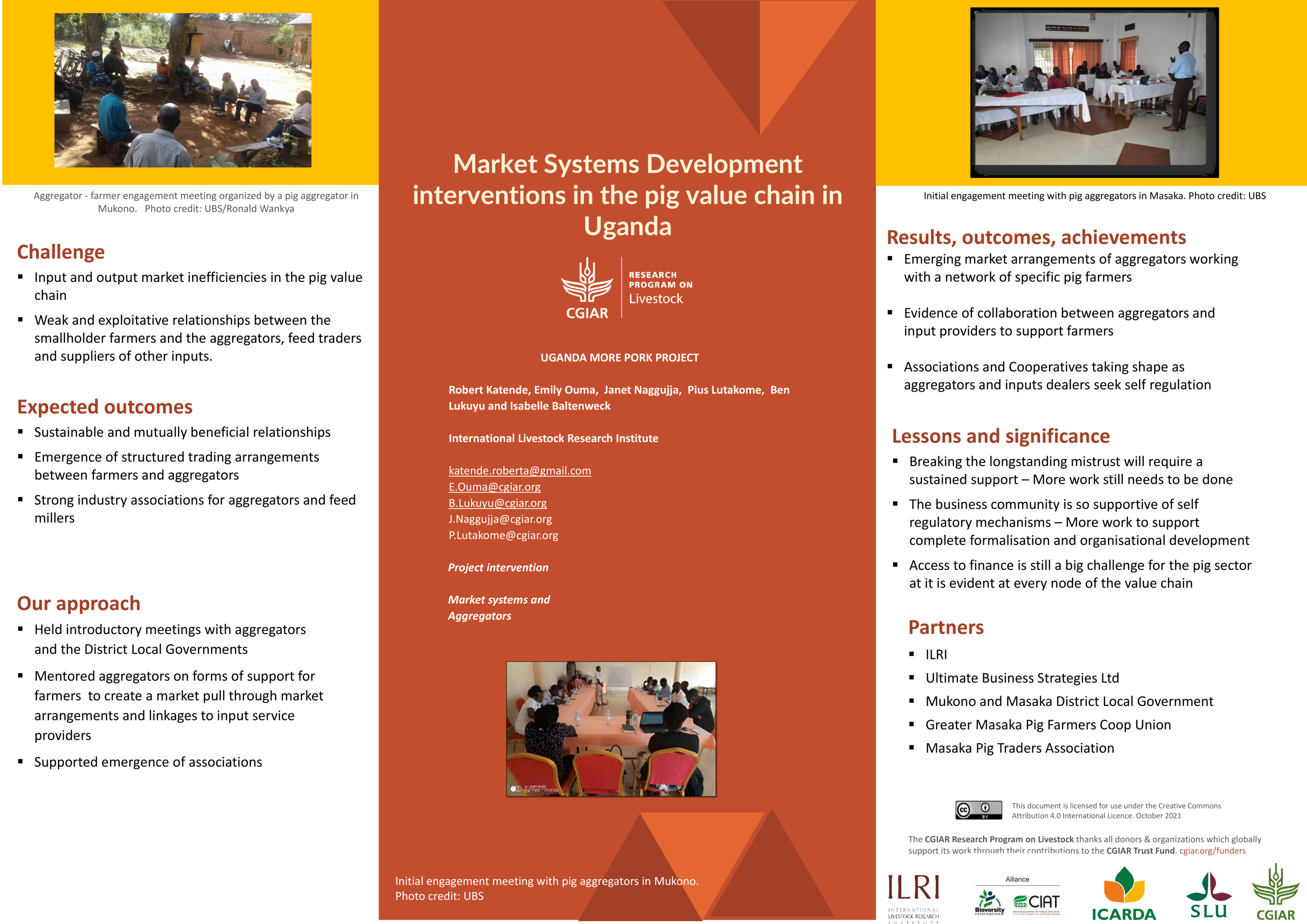 7. Market Systems Development interventions in the pig value chain  in Uganda