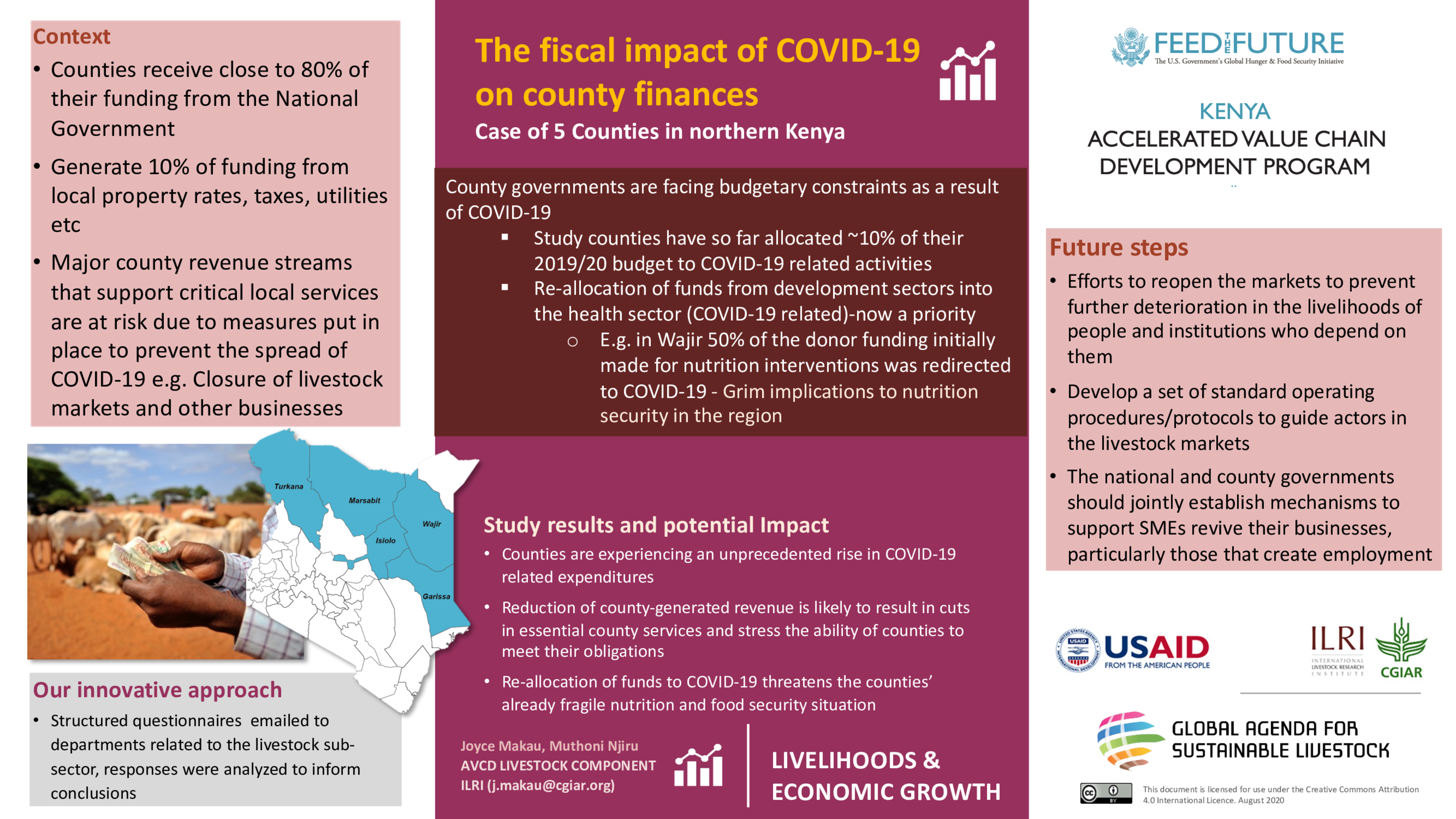 The fiscal impact of COVID-19 on county finances: Case of five counties in northern Kenya 