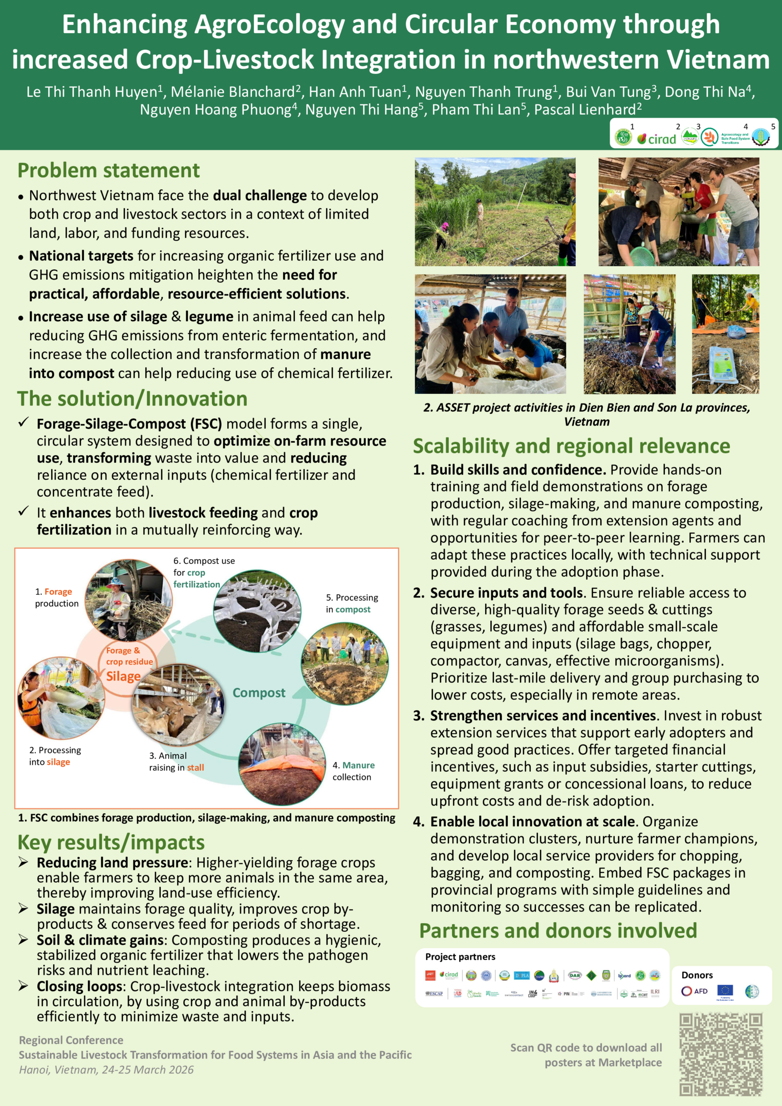 Enhancing agroecology and circular economy through increased crop–livestock integration in northwestern Vietnam