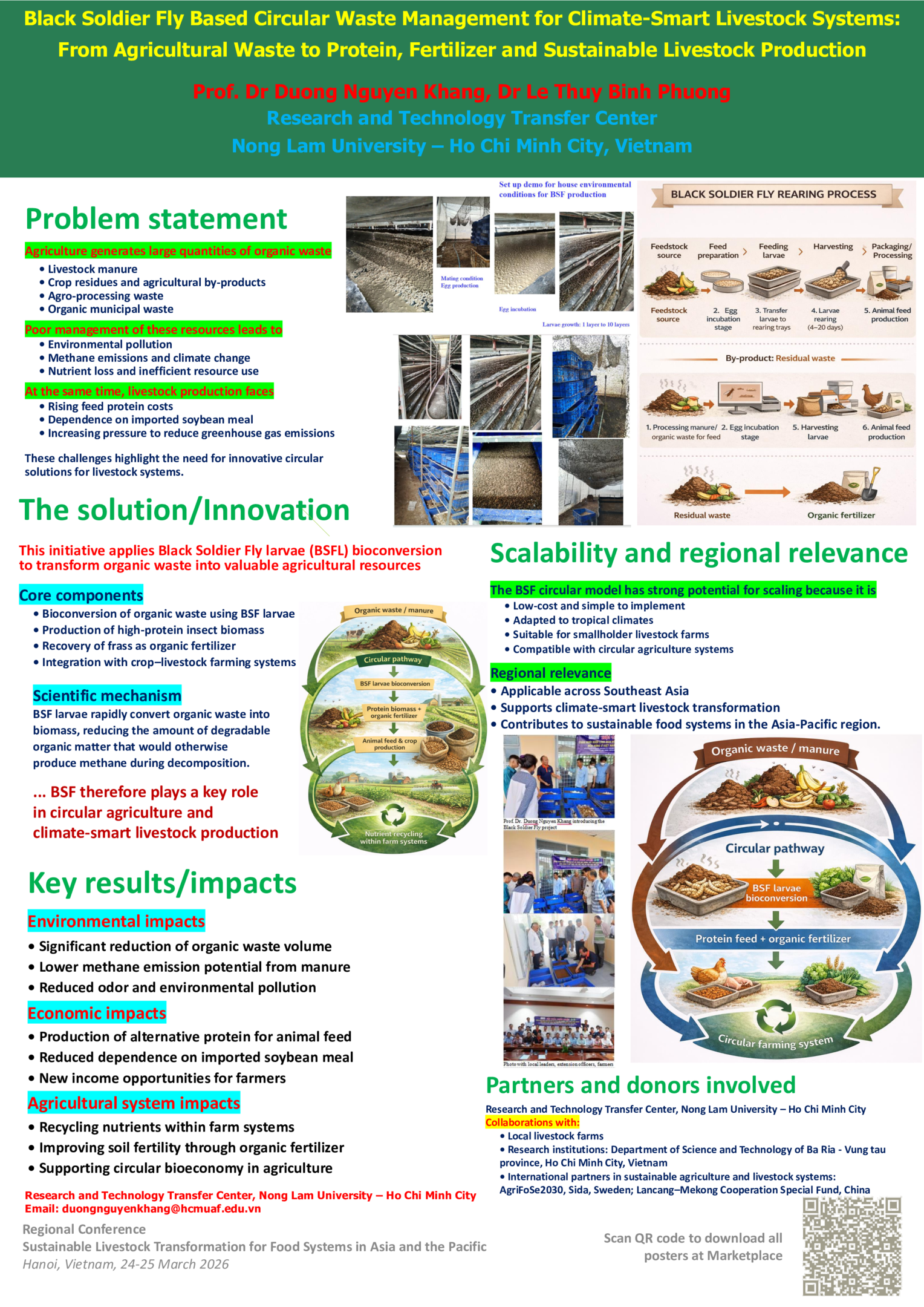 Black Soldier Fly Based Circular Waste Management for Climate-Smart Livestock Systems: From Agricultural Waste to Protein, Fertilizer and Sustainable Livestock Production