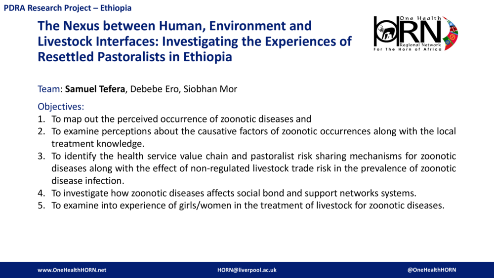 The Nexus between Human, Environment and Livestock Interfaces: Investigating the Experiences of Resettled Pastoralists in Ethiopia