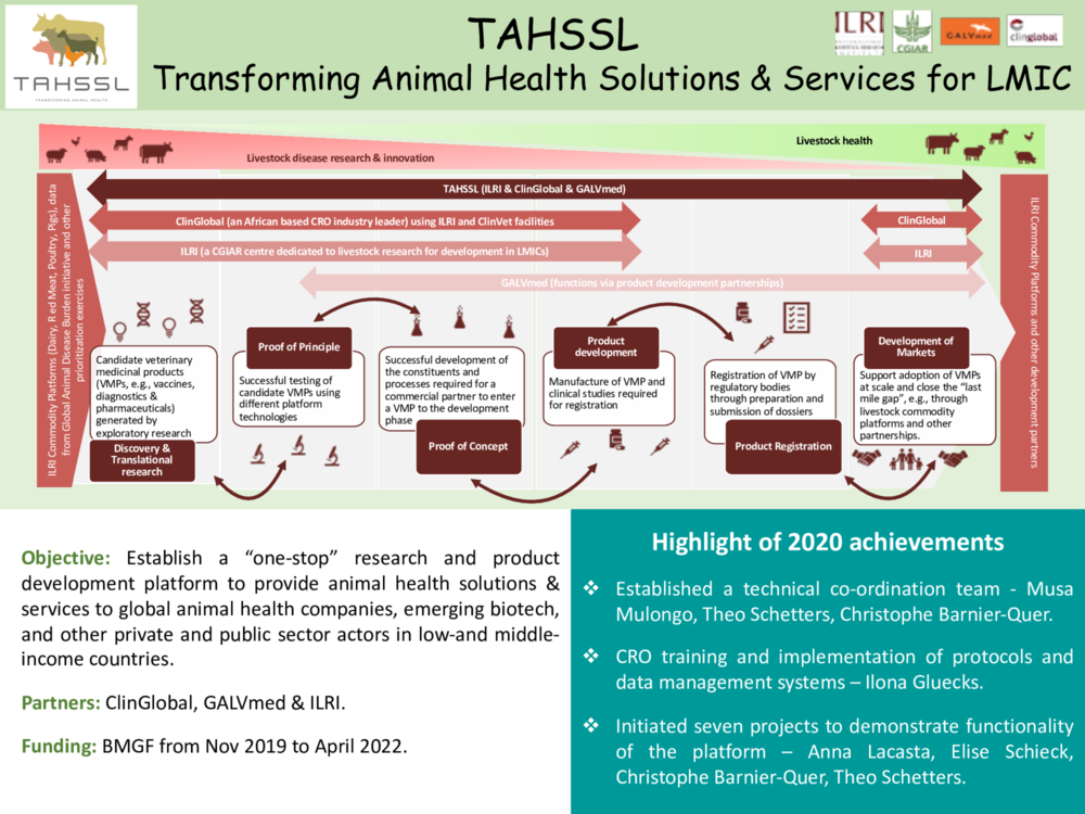 TAHSSL Transforming Animal Health Solutions & Services for LMIC