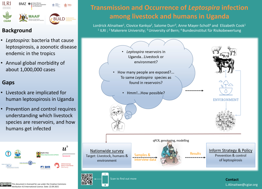 Transmission and Occurrence of Leptospira infection  among livestock and humans in Uganda