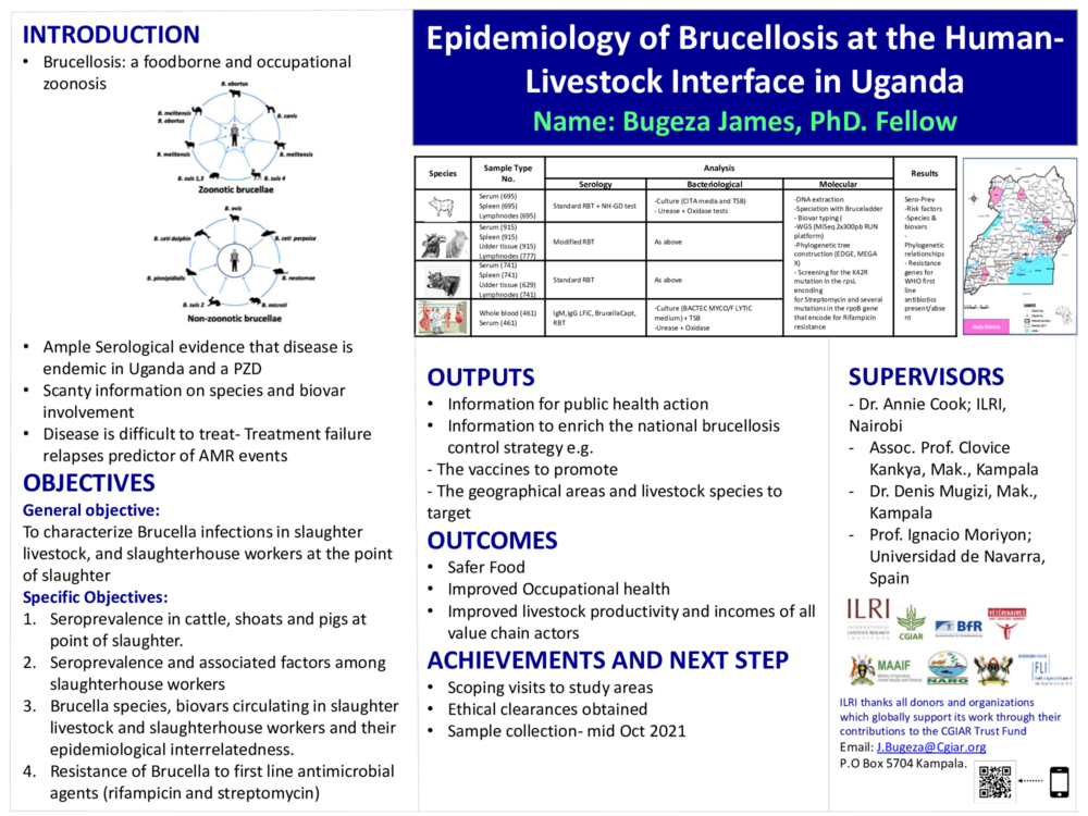 Epidemiology of Brucellosis at the Human-Livestock Interface in Ugand