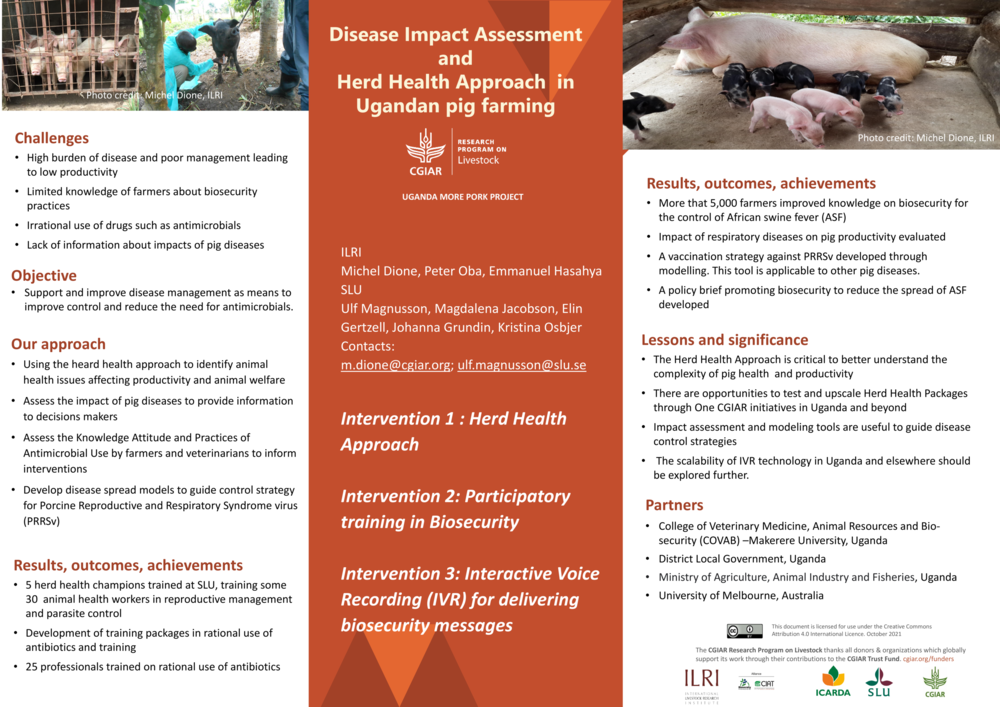 1. Disease impact assessment and herd health approach in Ugandan pig farming