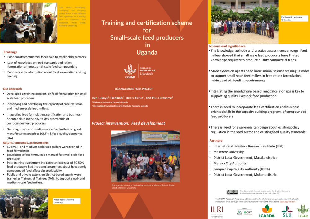 11. Training and certification scheme for small-scale feed producers in Uganda