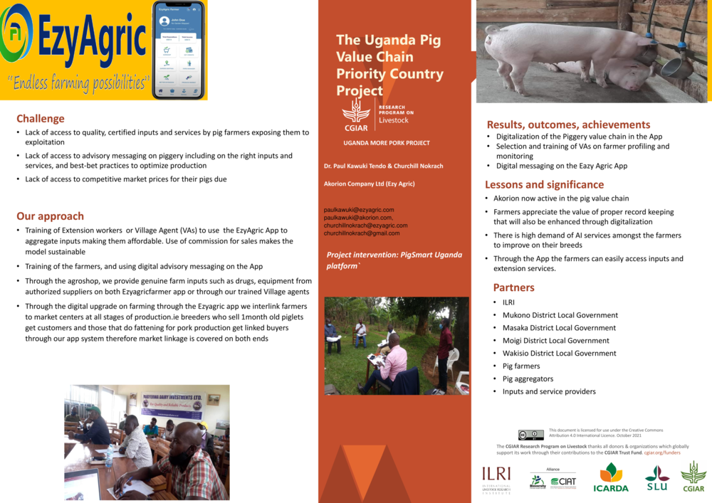 13. EzyAgric app for the Uganda Pig Value Chain