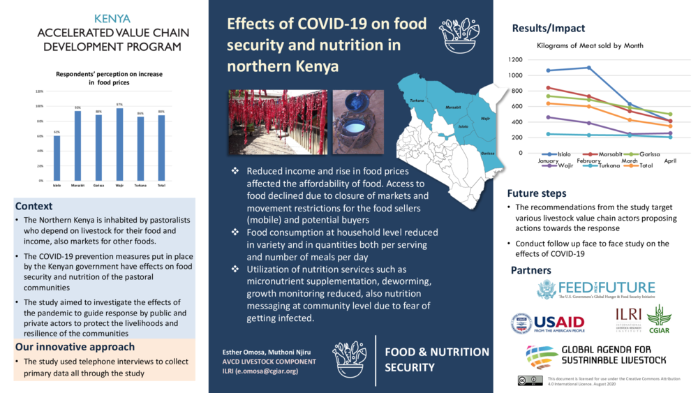 Effects of COVID-19 on food security and nutrition in northern Kenya