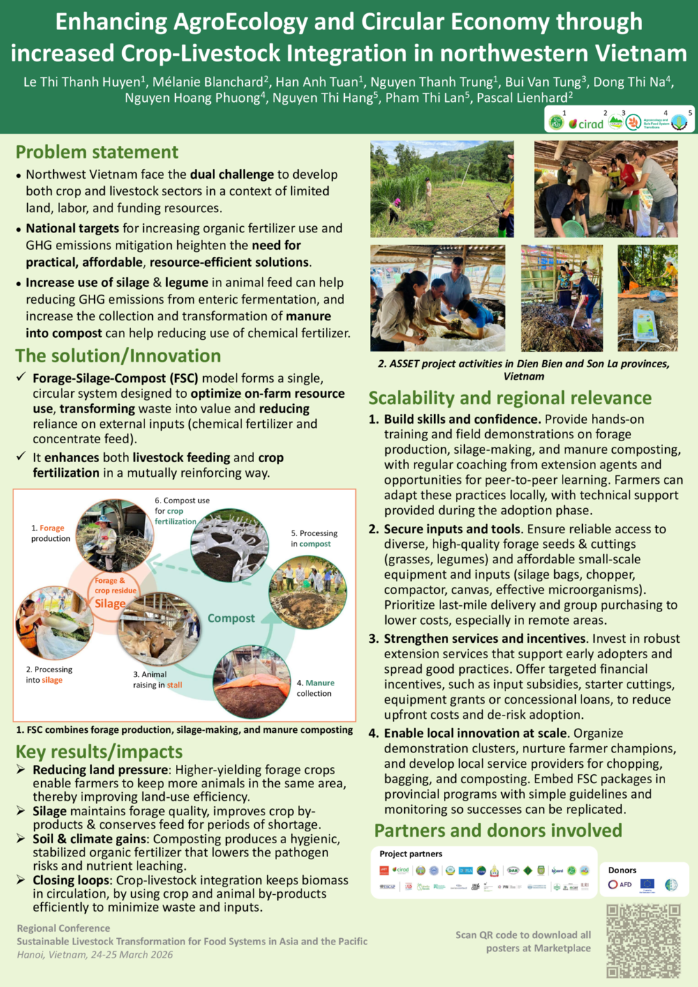 Enhancing agroecology and circular economy through increased crop–livestock integration in northwestern Vietnam