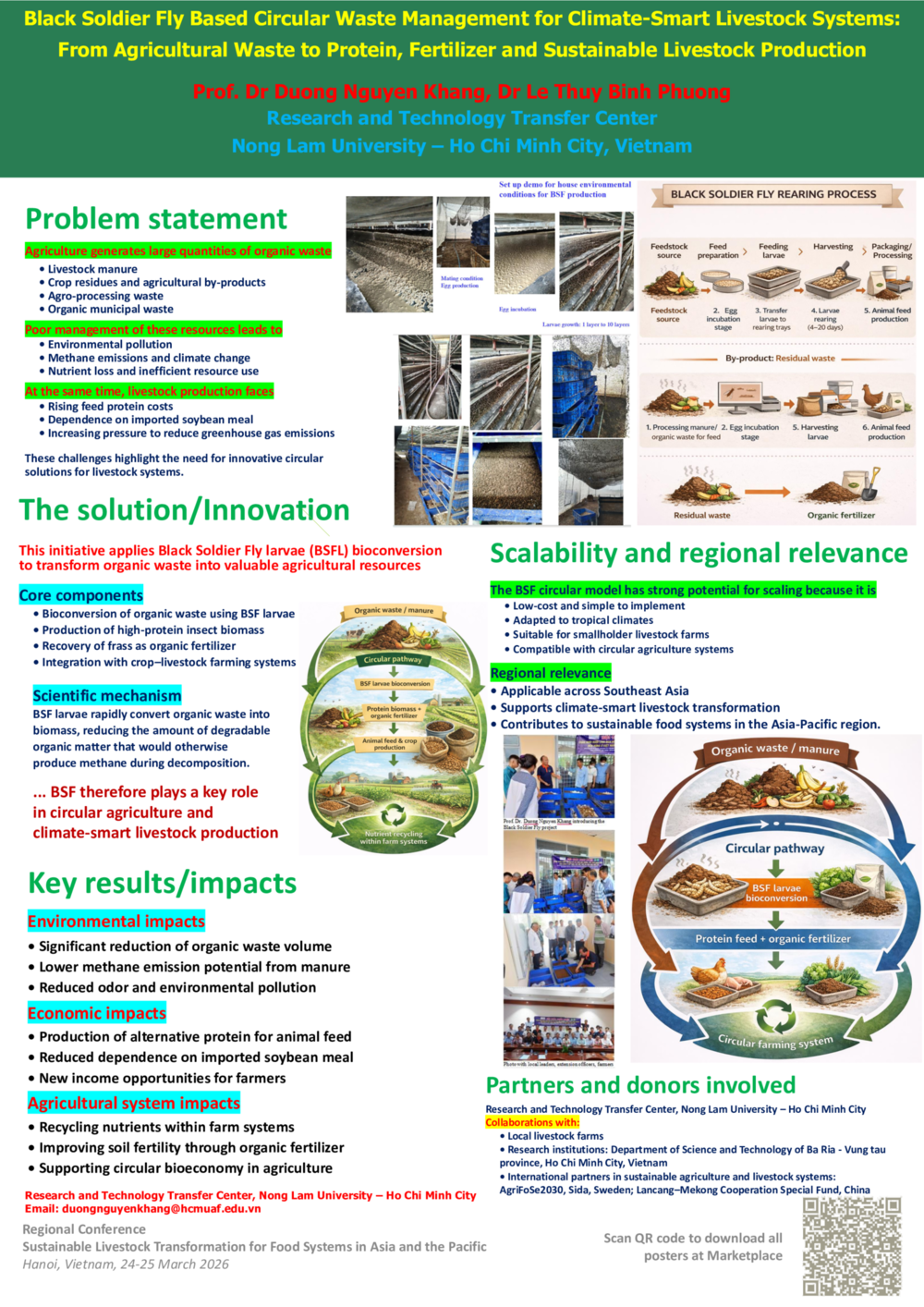 Black Soldier Fly Based Circular Waste Management for Climate-Smart Livestock Systems: From Agricultural Waste to Protein, Fertilizer and Sustainable Livestock Production